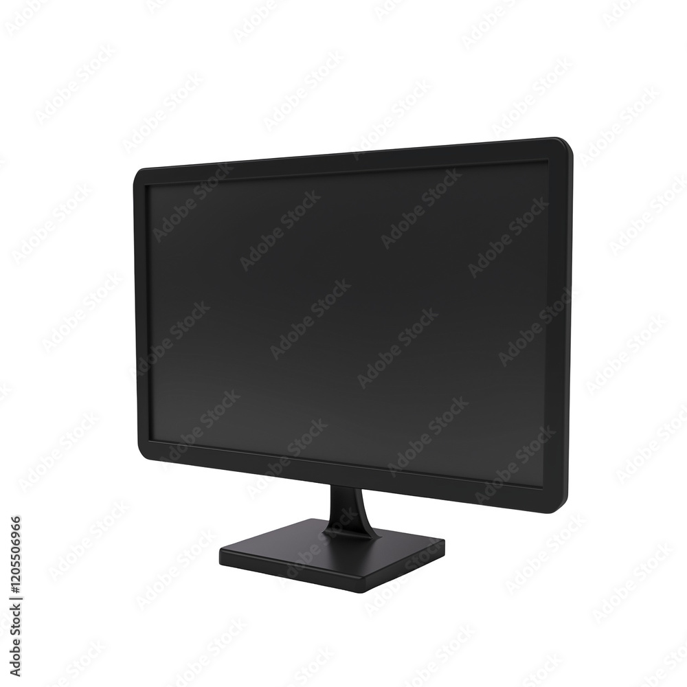 Futuristic Monitor Concept with Sleek Design and Minimalist Aesthetic in 3D Render Isolated on Transparent Background Futuristic Monitor Concept with Sleek Design and Minimalist Aesthetic in 3D Render Isolated on Transparent Background