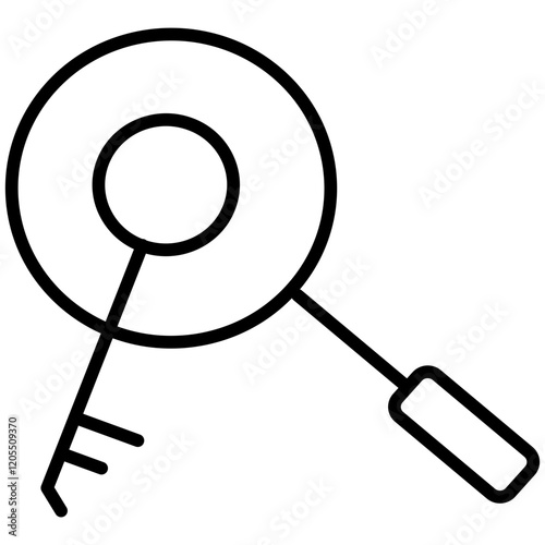 Keyword Line Icon Style