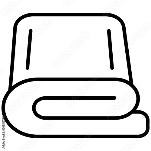 Blanket Line Icon Style