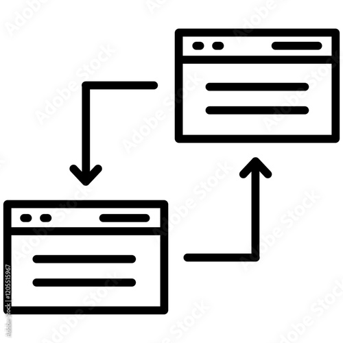 Pingback Line Icon Style