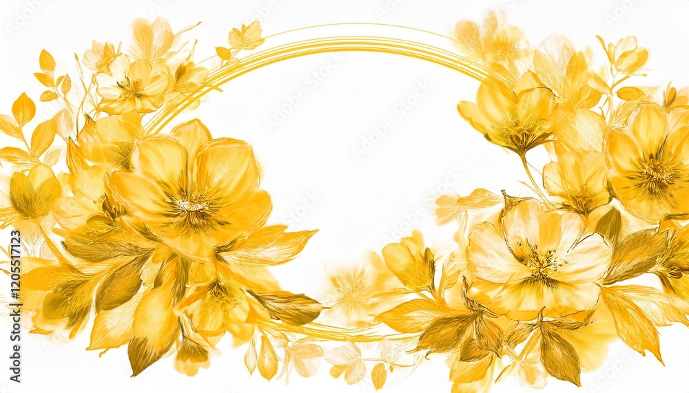 creative beautiful flowers frame isolated on a white background creative beautiful flowers frame isolated on a white background