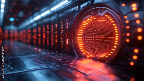 A visual of data being transmitted through a secure ECC tunnel between two networks. 282