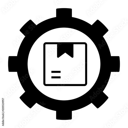 Management black icon