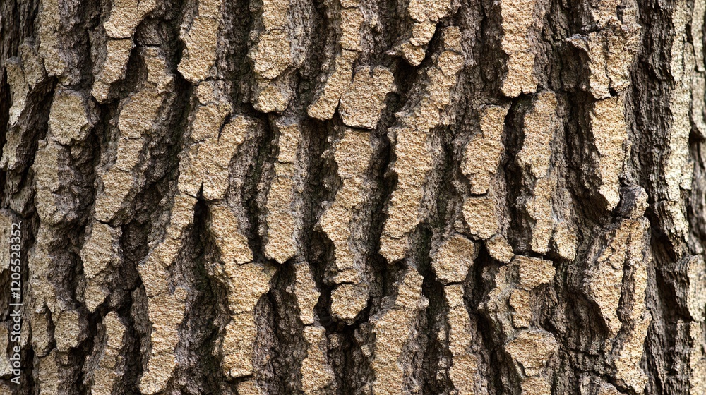 Obraz premium Detailed Closeup of Rough Tree Bark Texture