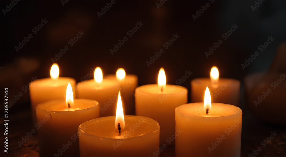 candles in the dark candles in the dark