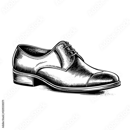 Elegant leather dress shoe capturing classic style and sophistication in a timeless design