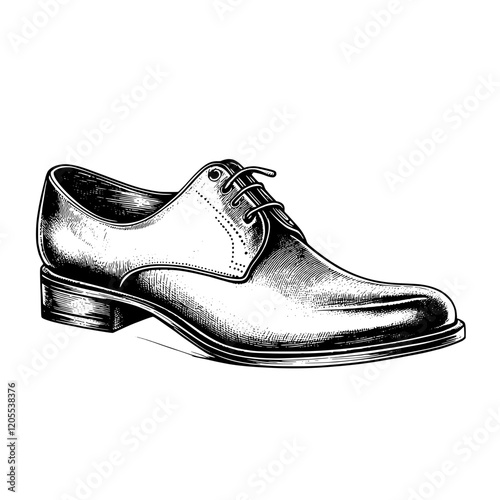 Elegant leather dress shoe showcases timeless style and craftsmanship with polished finish, perfect for formal occasions and sophisticated events