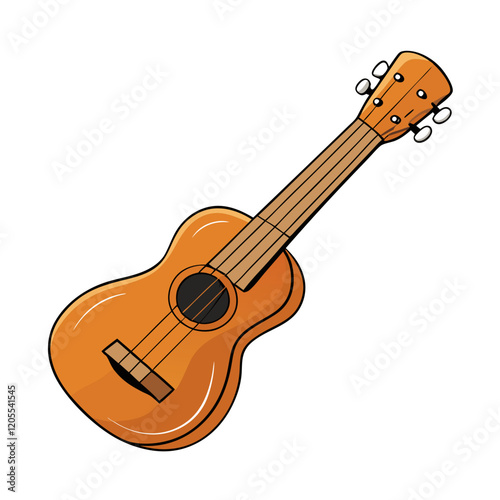 acoustic guitar vector illustration