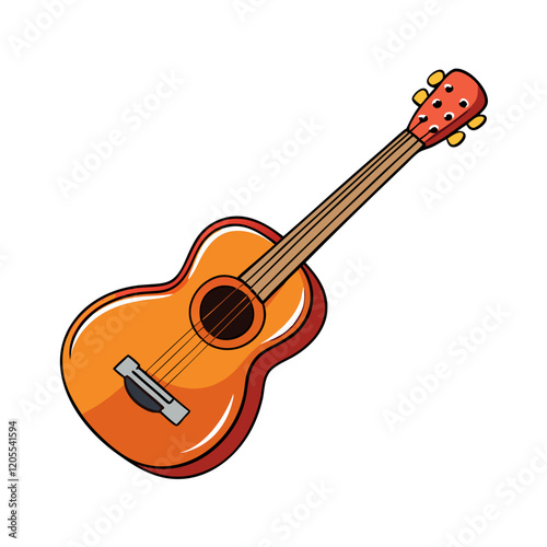 acoustic guitar illustration