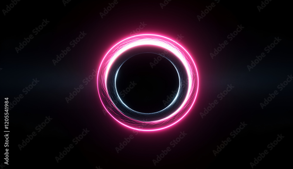 black hole on the left side of an empty dark background black hole on the left side of an empty dark background