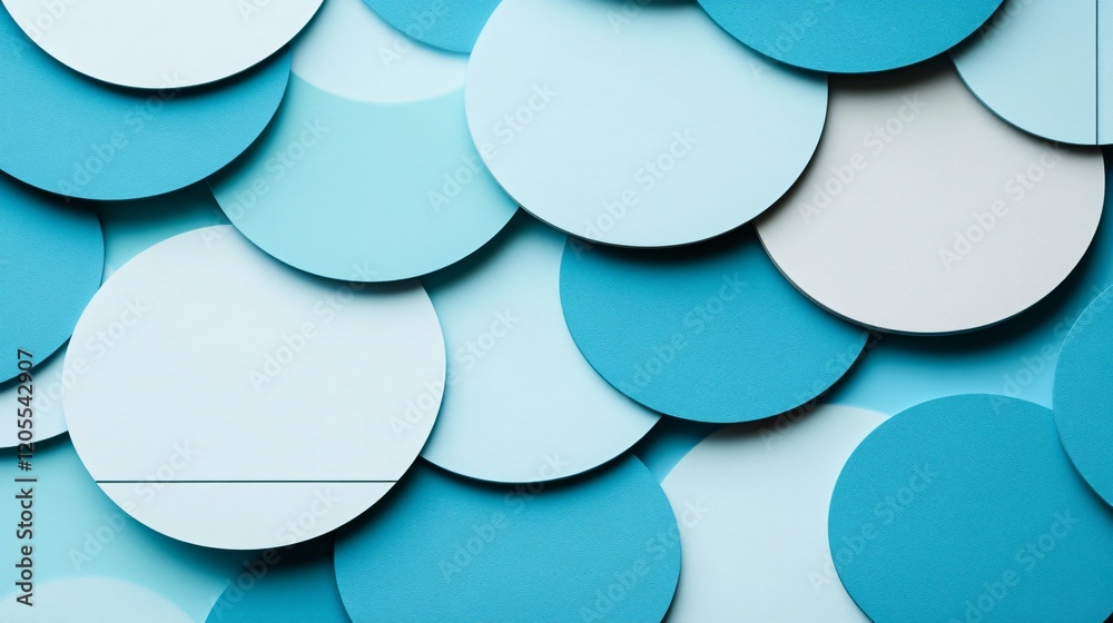 Abstract Blue and White Circle Pattern Background Abstract Blue and White Circle Pattern Background