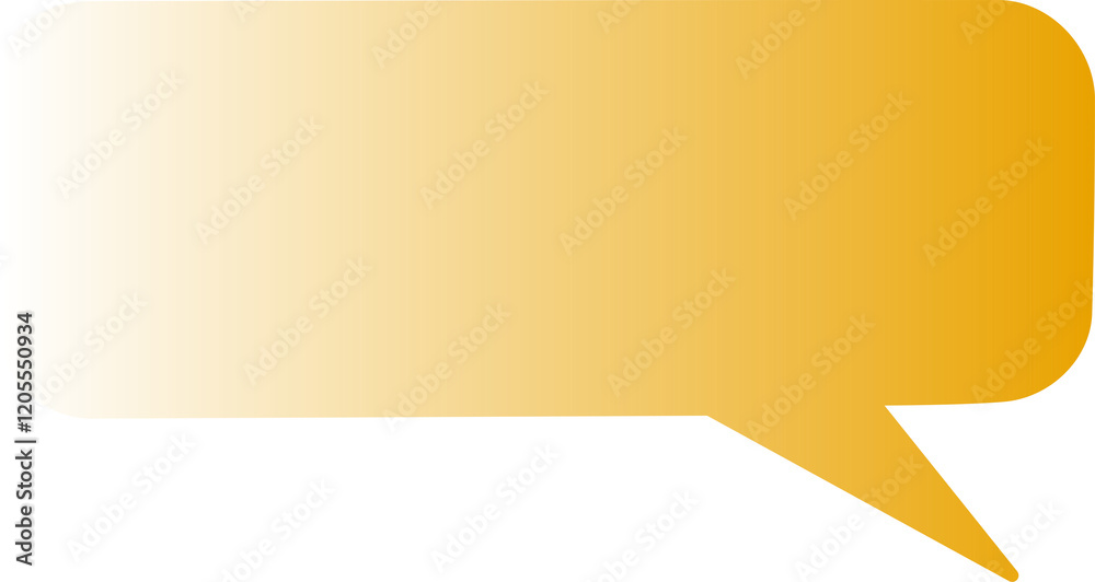 Speech bubbles with golden yellow gradient. The minimalistic design makes them ideal for modern infographics, presentations, or stock graphics representing communication, conversation, or messaging Speech bubbles with golden yellow gradient. The minimalistic design makes them ideal for modern infographics, presentations, or stock graphics representing communication, conversation, or messaging