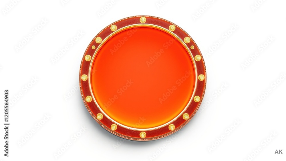 Naklejka premium No Pills Round Sign - Bright, Bold Design