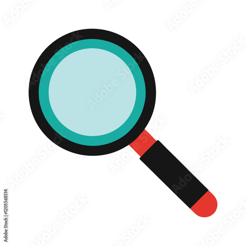 magnifying glass isolated on white