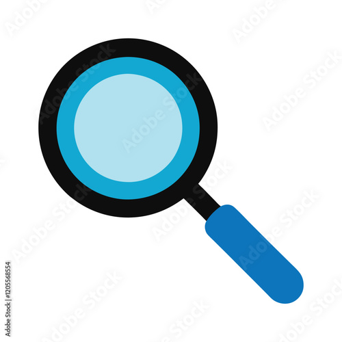 magnifying glass isolated on white