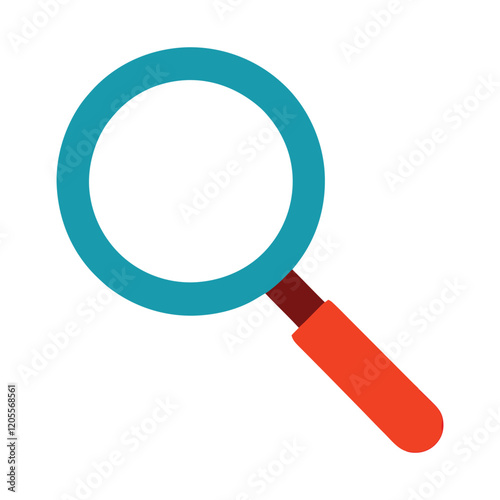 magnifying glass isolated on white