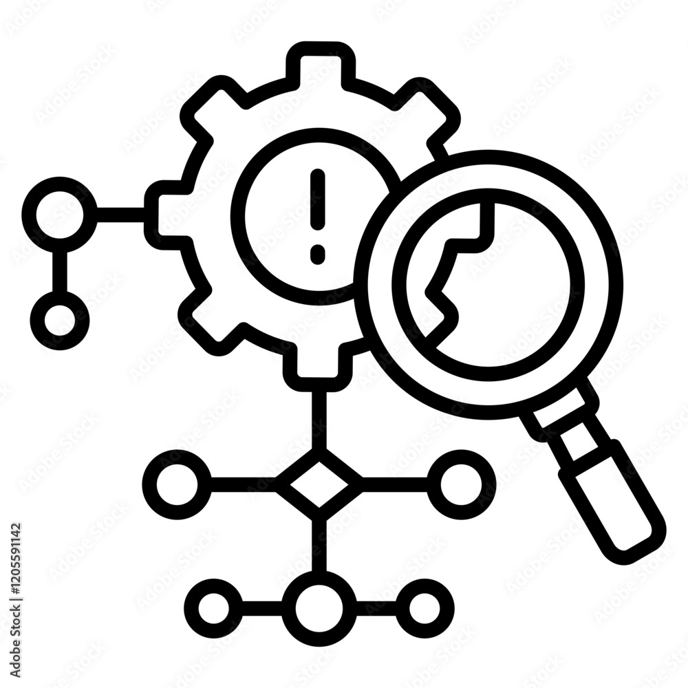 Root Cause Analysis Icon Root Cause Analysis Icon