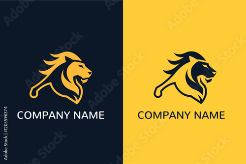 lion logo design