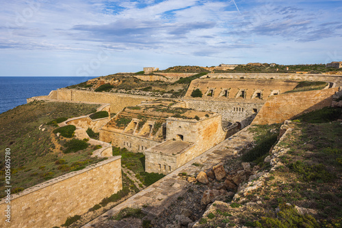 View to ruins of the Isabel II Fortress