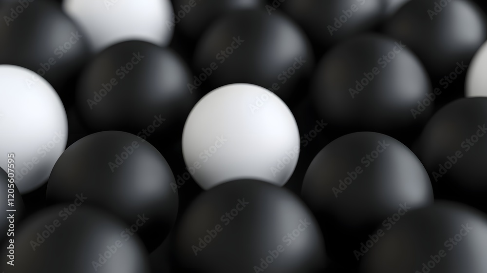 Sophisticated Monochromatic Abstract Spheres 3D Sophisticated Monochromatic Abstract Spheres 3D