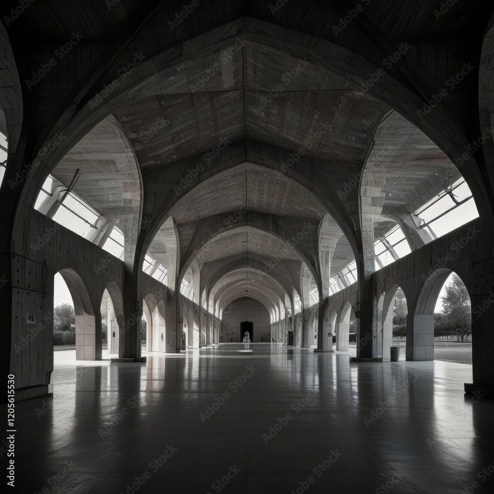 Obraz premium arches of the church of st john the baptist