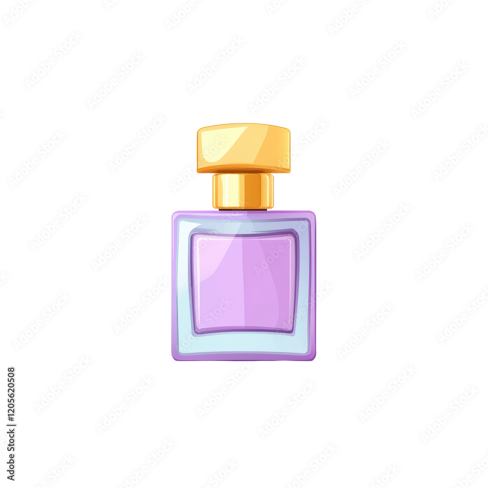 Elegant Kawaii Style Perfume Bottle Clipart Design Elegant Kawaii Style Perfume Bottle Clipart Design