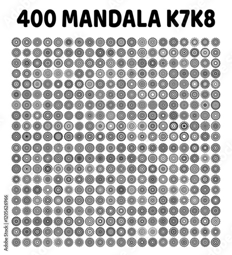 various mandala collections - 400 set yoga pattern