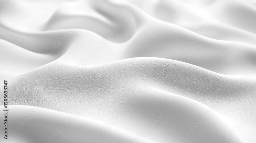 Obraz premium Pure white textured background with fine grain detail abstract and subtle waves pattern