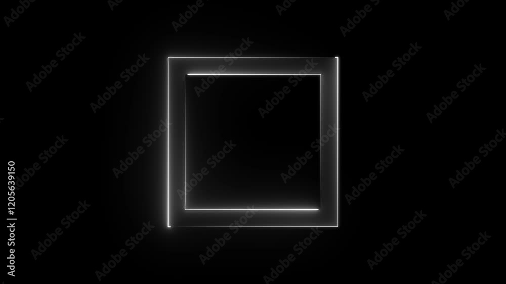 Chrome maximize stroke icon glowing neon coloring animation Chrome maximize stroke icon glowing neon coloring animation