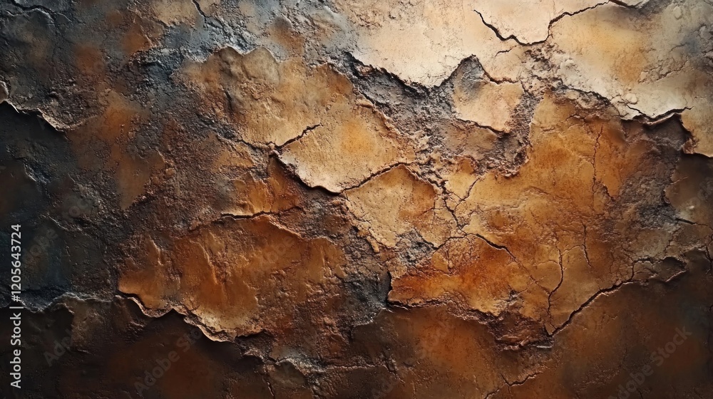 Rough cracked texture background with deep fissures and aged effects, earthy tones and dramatic contrasts Rough cracked texture background with deep fissures and aged effects, earthy tones and dramatic contrasts
