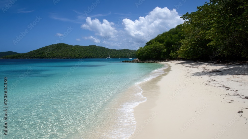 A pristine beach with smooth sand and soft light highlighting its untouched beauty. A pristine beach with smooth sand and soft light highlighting its untouched beauty.