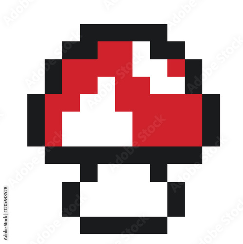 pixel mushroom 8bit icon