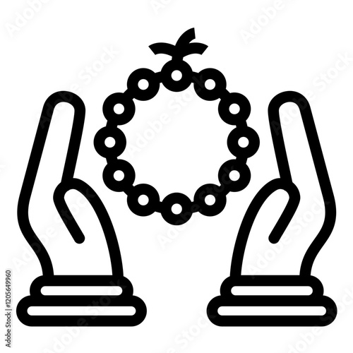 Praying Beads Icon