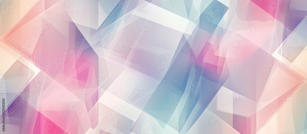 Abstract geometric pattern with overlapping squares and soft pastel colors creating a modern design Abstract geometric pattern with overlapping squares and soft pastel colors creating a modern design