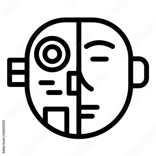 Cyborg Icon