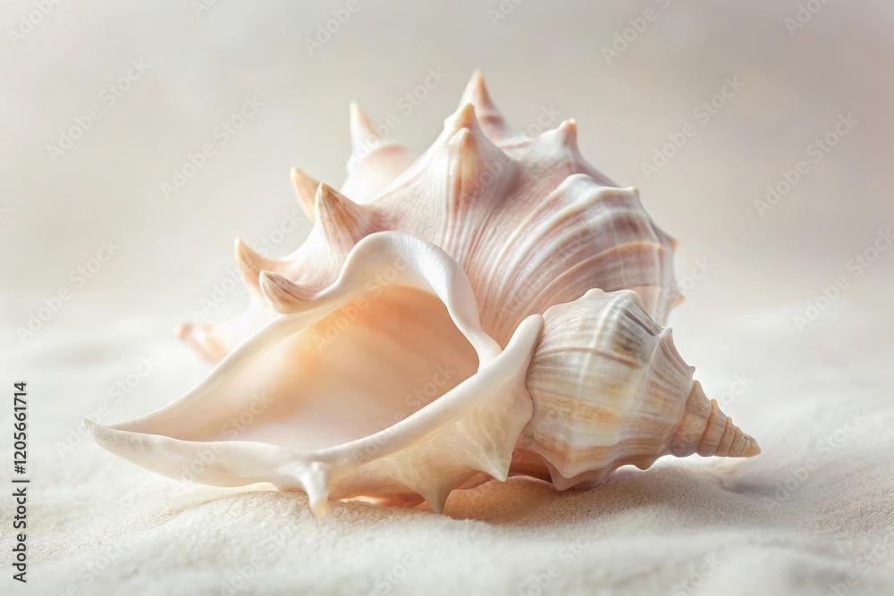 A delicate seashell rests gently on a bed of fine sand, showcasing its intricate, spiraling structure and creamy, pastel hues, a symbol of coastal serenity and natural beauty. A delicate seashell rests gently on a bed of fine sand, showcasing its intricate, spiraling structure and creamy, pastel hues, a symbol of coastal serenity and natural beauty.