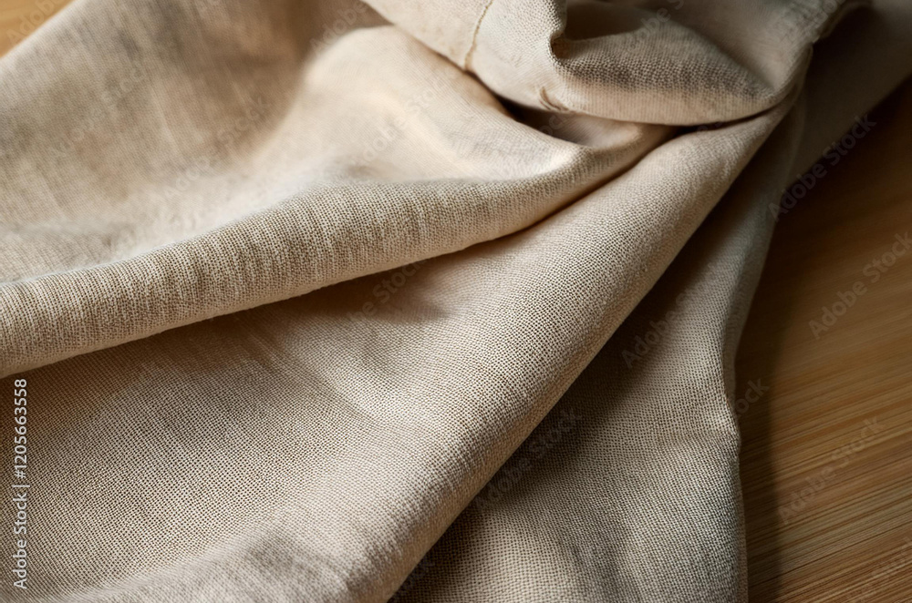 Fototapeta premium Close up of mocca fabric texture,abstract fabric surface background,material for sewing clothes.