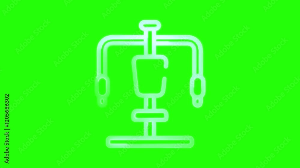 Body Solid Machine For Gym . neon coloerful & green background gym icon . Body Solid Machine For Gym . neon coloerful & green background gym icon .