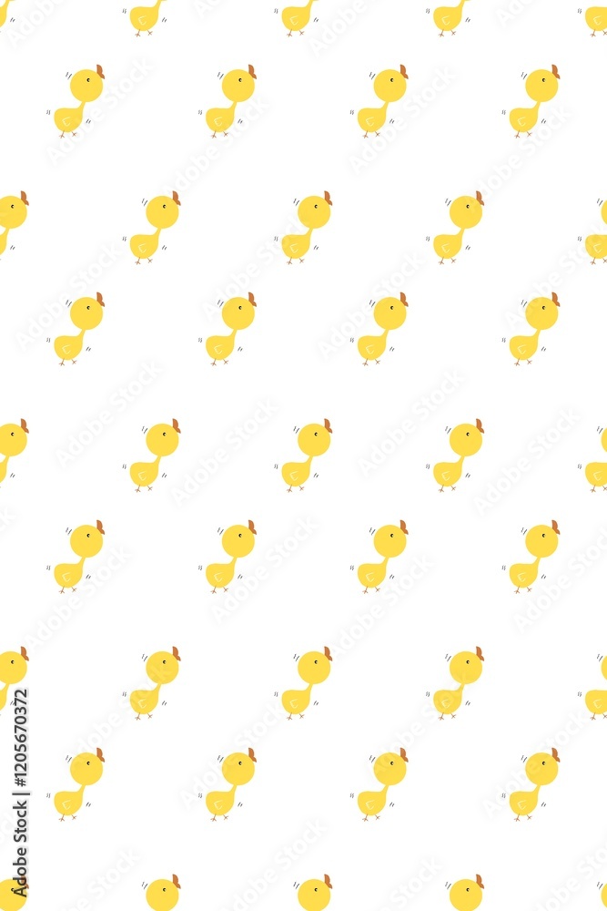 seamless pattern with chick seamless pattern with chick