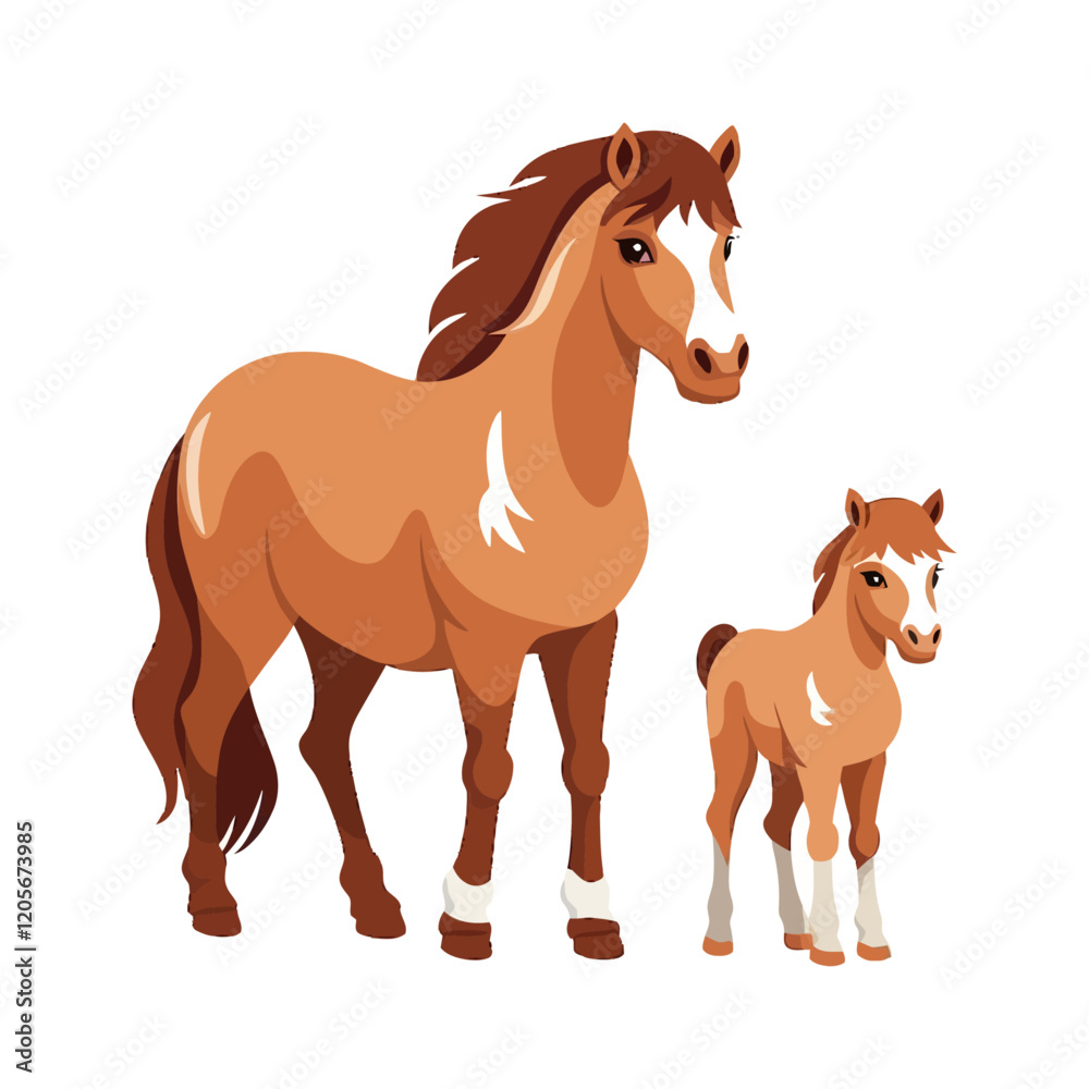 Obraz premium Horse vector