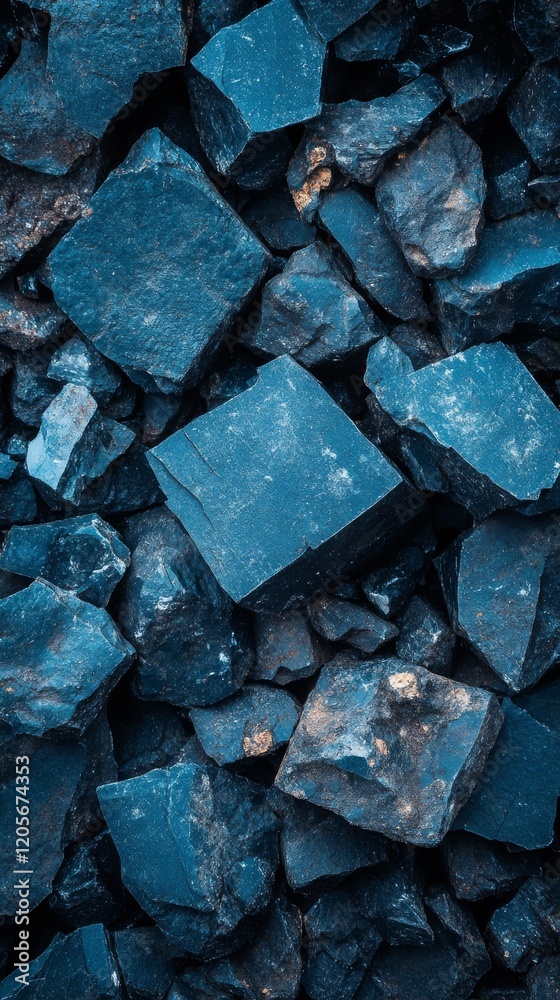A close-up view of dark, textured stones, showcasing various shapes and shades of blue and black, creating an intriguing natural pattern. A close-up view of dark, textured stones, showcasing various shapes and shades of blue and black, creating an intriguing natural pattern.