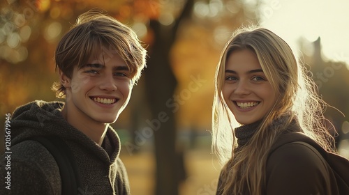 Portrait of a young couple
