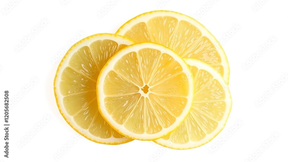 Fresh Lemon Slices - High-Resolution Food Photography Fresh Lemon Slices - High-Resolution Food Photography