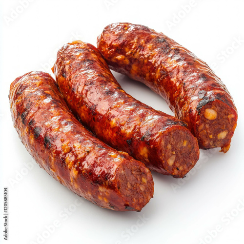 Cooked Sausages Isolated