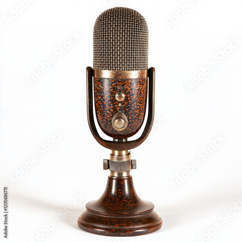 Old Microphone Isolated