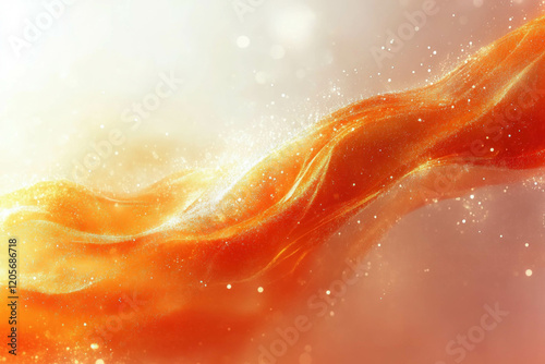 Orange Wave Background