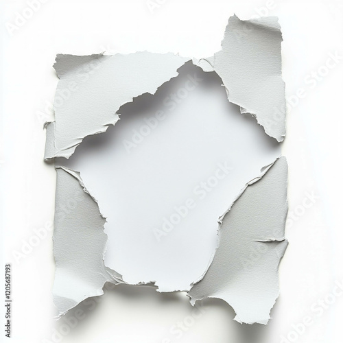 Ripped Paper Isolated