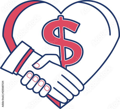 hand with dollar sign