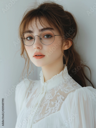 Teacher On A White Background