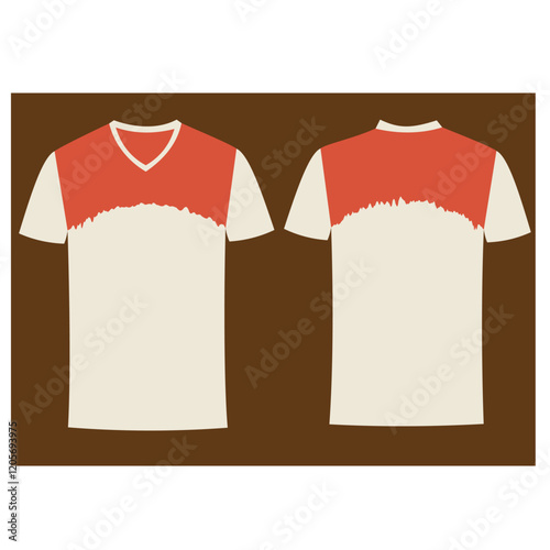 Dear Viewers,  
This is a Vneck T-shirt design. I made this design. I hope you will benefit from using my design. 
Thank you.